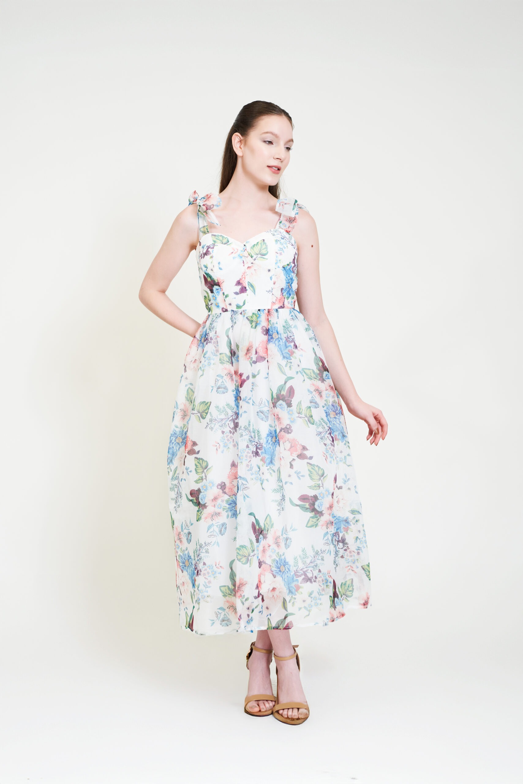 romantic midi dress